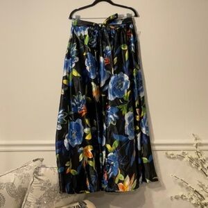 Vibrant Floral A-Line Skirt